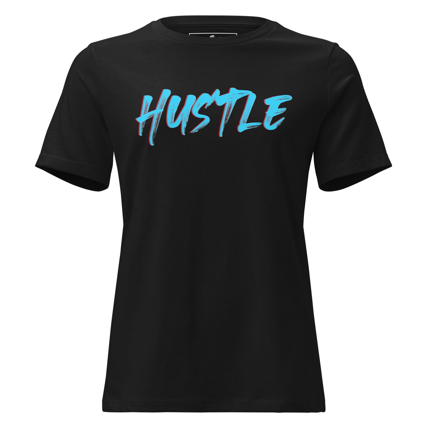 Hustle Black Motivational Women’s T-Shirt