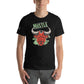 Hustle Bull II Men's Motivational Black T-Shirt