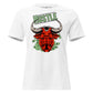Hustle Bull II White Motivational Women’s T-Shirt