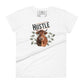 Hustle Bull Women’s Motrivational White T-Shirt