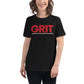Hustle, Passion And Perseverance Black Motivational Women’s T-Shirt Lifestyle
