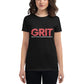 Hustle, Passion And Perseverance Women’s Motivational Black T-Shirt
