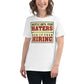 Hustle Until Your Haters White Motivational Women’s T-Shirt - Vintage Design Lifestyle