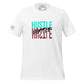Hustle Vibe Men's Motivational White T-Shirt