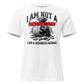 I Am  A Business, Woman White Motivational Women’s T-Shirt