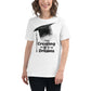 I Am Creating The Life Of My Dreams Lightbulb White Motivational Women’s T-Shirt Lifestyle