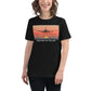 I Belong In The Air Sunset Flight Black Motivational Women’s T-Shirt Lifestyle