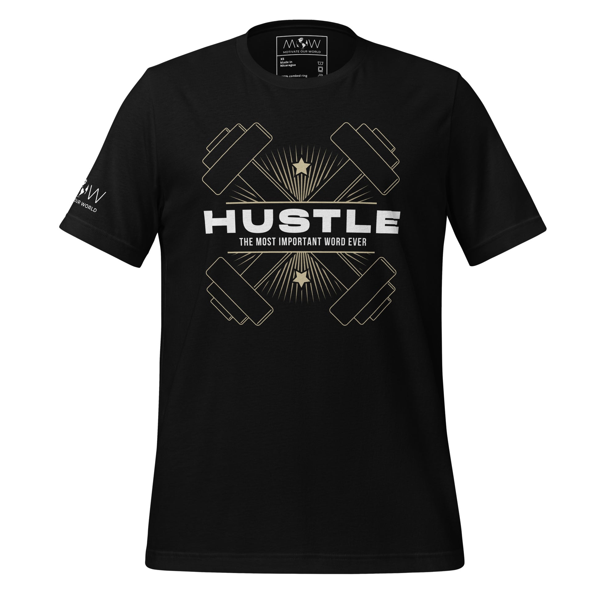 I Can and I Will II Men's Motivational Black T-Shirt