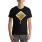 I Close My Eyes in Order to See (Road Sign Design) Men's Motivational Black T-Shirt