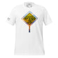 I Close My Eyes in Order to See (Road Sign Design) Men's Motivational White T-Shirt