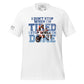 "I Don't Stop When I'm Tired, I Stop When I'm Done" Motocross Men's Motivational White T-Shirt