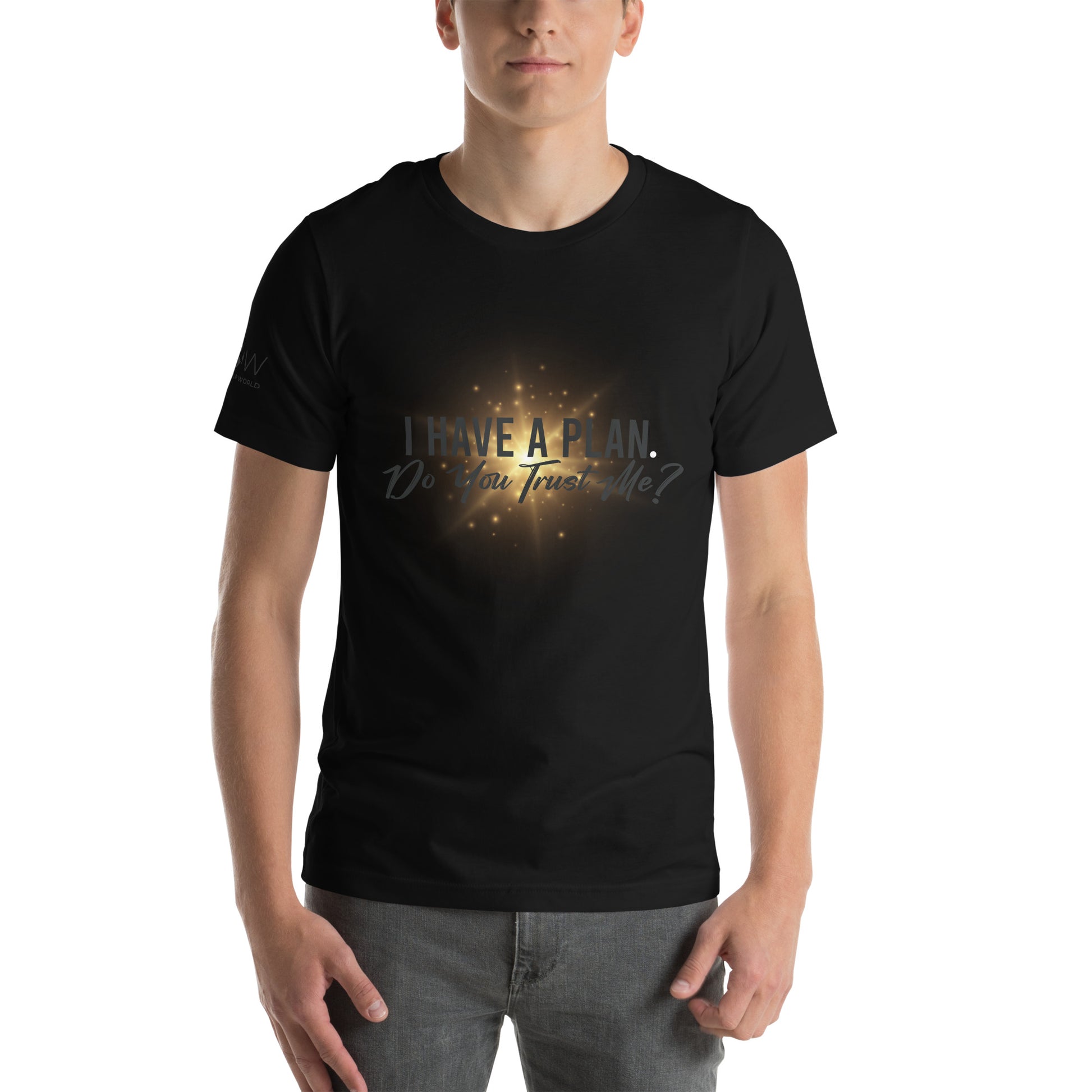 I Have a Plan. Do You Trust Me? - Radiant Men's Motivational Black T-Shirt