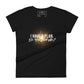 I Have a Plan Starburst Design Women’s Motivational Black T-Shirt