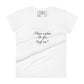 I Have a Plan Women’s Motivational White T-Shirt