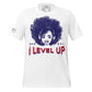 I Level Up White Motivational Men's T-Shirt