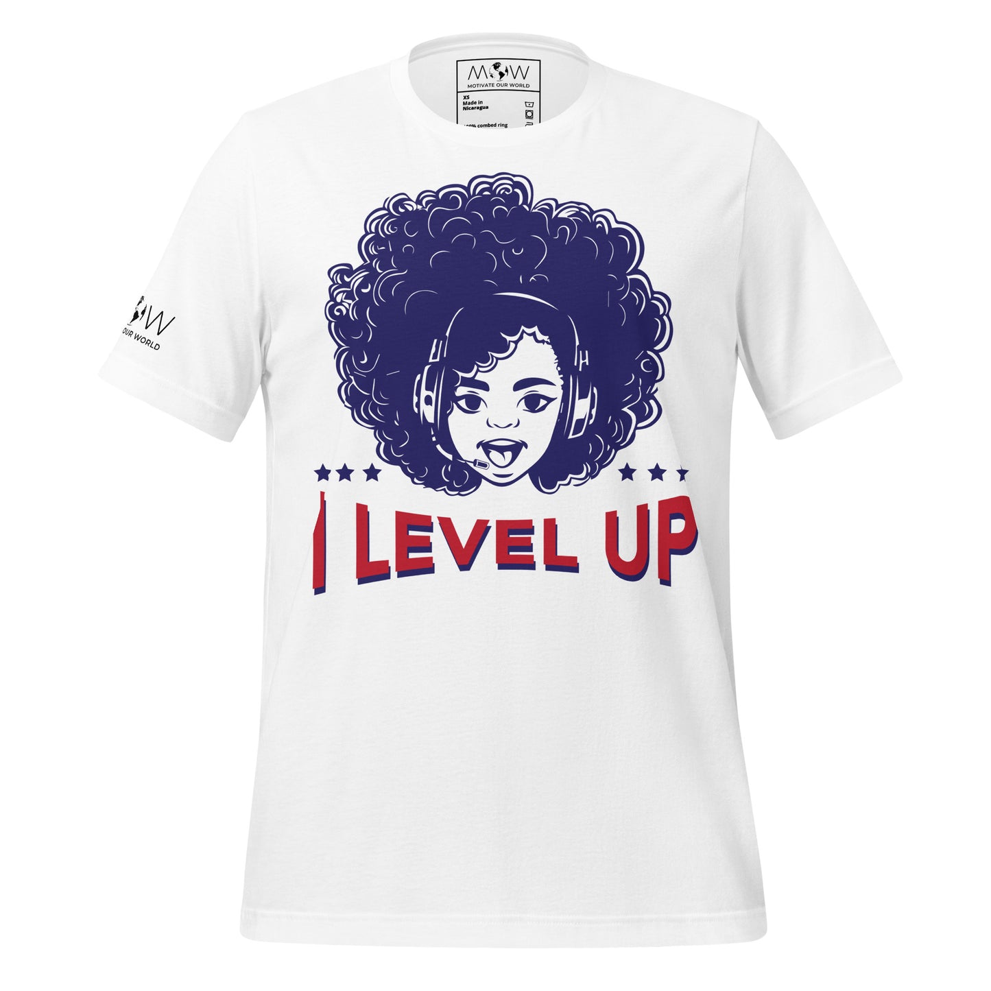 I Level Up White Motivational Men's T-Shirt