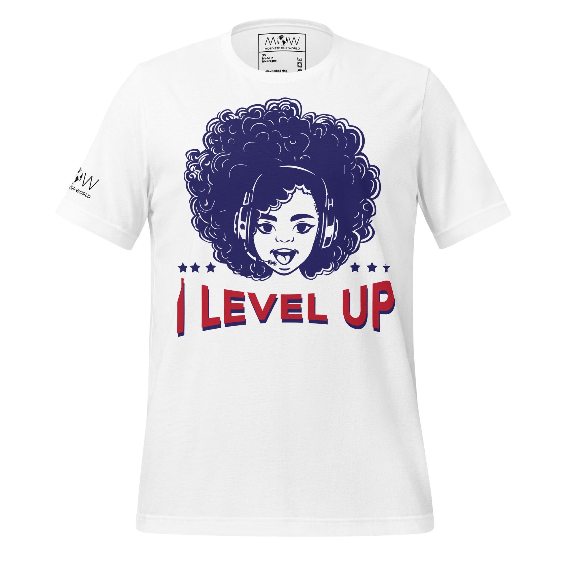 I Level Up White Motivational Men's T-Shirt