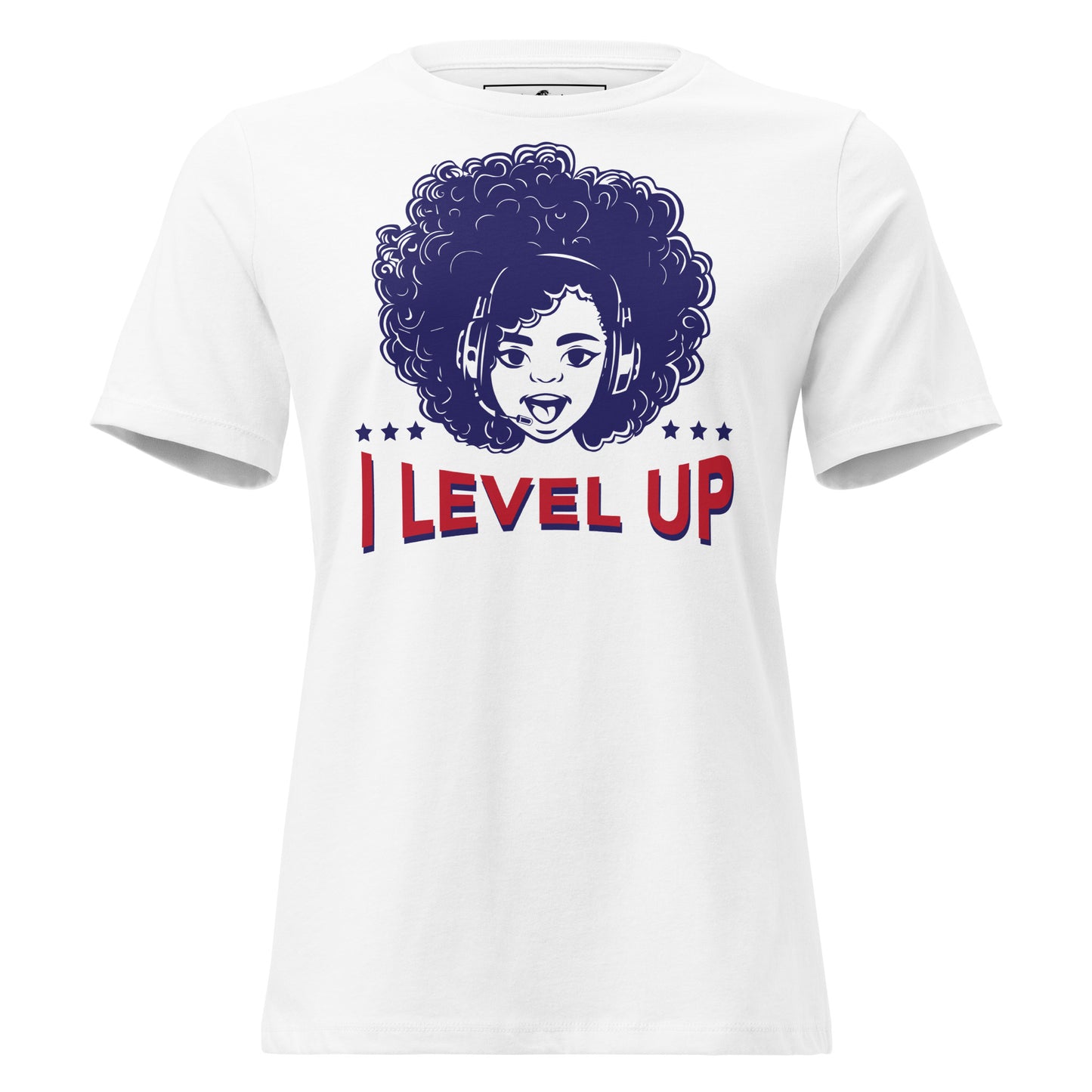 I Level Up White Motivational Women’s T-Shirt