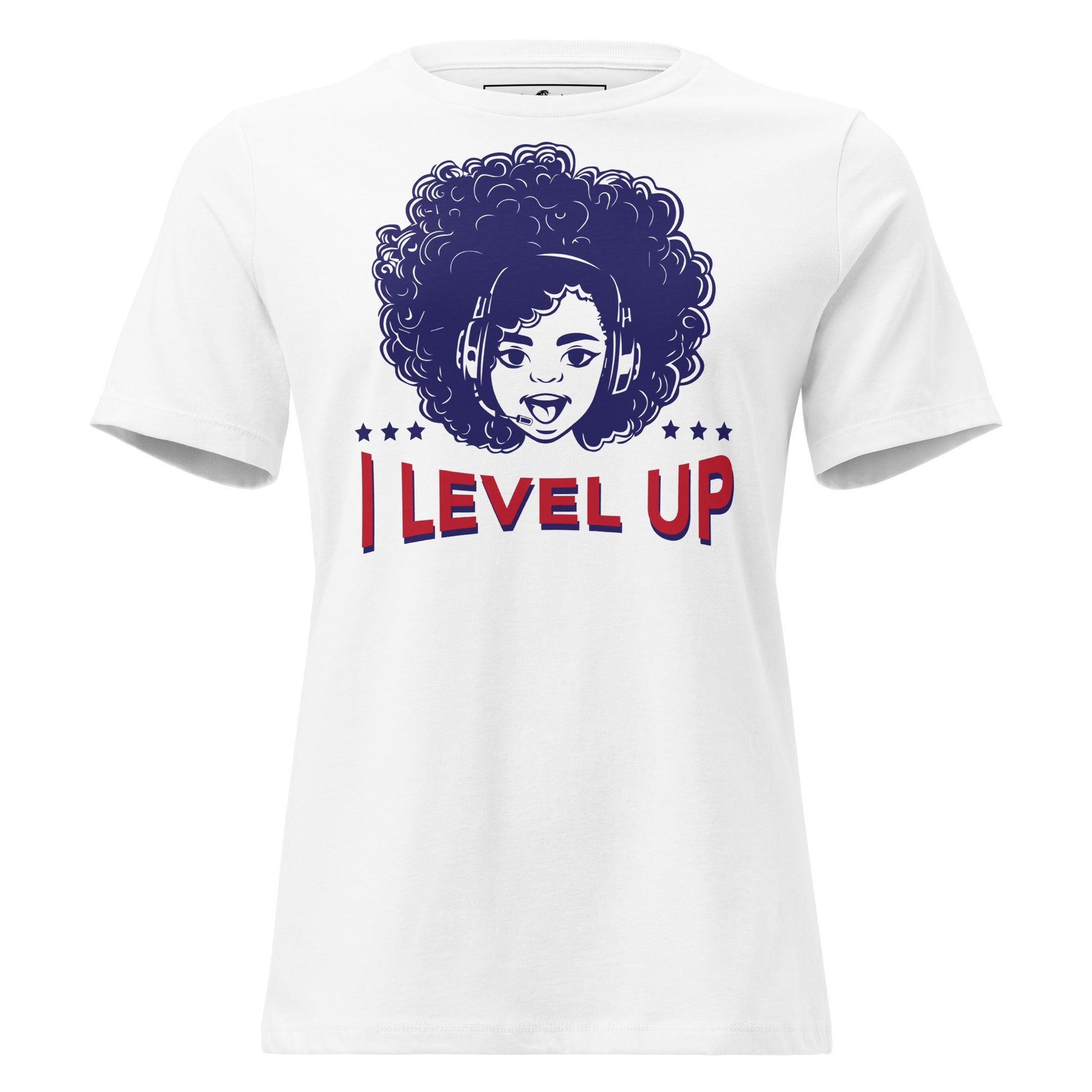 I Level Up White Motivational Women’s T-Shirt