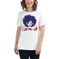 I Level Up White Motivational Women’s T-Shirt Lifestyle