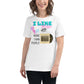 I Like Music More Than People (Vinyl Edition) White Motivational Women’s T-Shirt Lifestyle