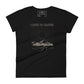 I Love to Travel Women’s Motivational Black T-Shirt