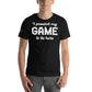 I Paused My Game Black Motivational Men's T-Shirt