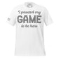I Paused My Game White Motivational Men's T-Shirt