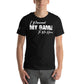 "I Paused My Game to Be Here" - Minimalist Black Motivational Men's T-Shirt
