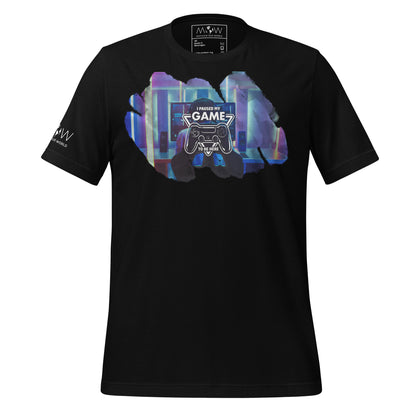 I Paused My Game to Be Here - PC Gamer Black Motivational Men's T-Shirt