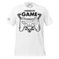 "I Paused My Game to Be Here" White Motivational Men's T-Shirt