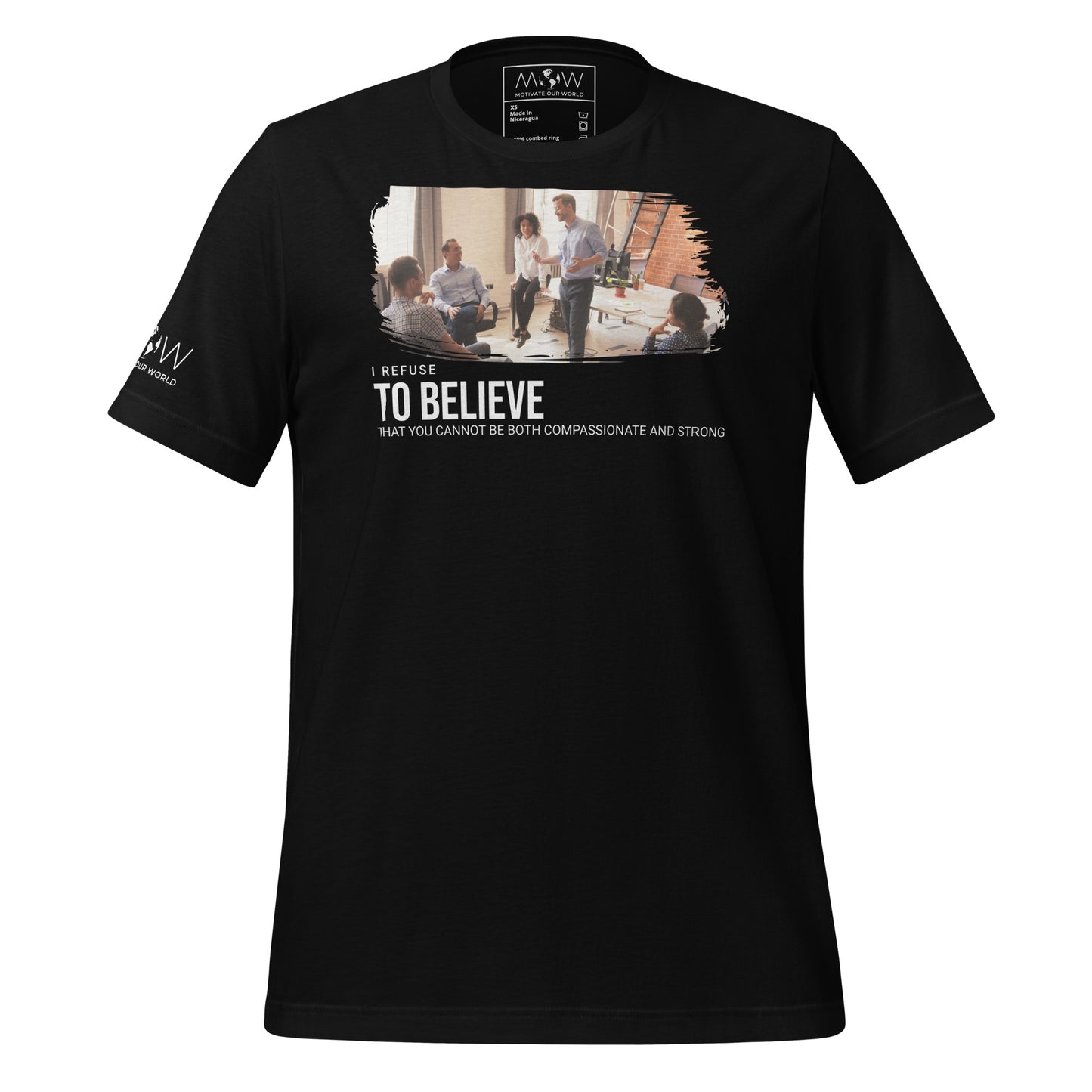 I Refuse to Believe You Can't Be Both Black Motivational Men's T-Shirt