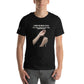 I SHALL SPEND THE FIRST THREE HOURS IN PRAYER Men's Motivational Black T-Shirt 