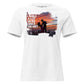 I Smile A Lot More Since We Met – Sunset Dance Edition White Motivational Women’s T-Shirt