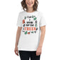 I Speak For The Trees Botanical White Motivational Women’s T-Shirt Lifestyle
