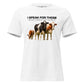 I Speak For Those Who Have No Voice Cows White Motivational Women’s T-Shirt