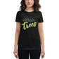 I Speak for the Trees Women’s Motivational Black T-Shirt