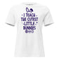 I Teach the Cutest Little Bunnies White Motivational Women’s T-Shirt