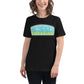 “I’d Rather Be Streaming” Bold Neon Glow Black Motivational Women’s T-Shirt Lifestyle