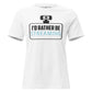 I'd Rather Be Streaming – Funny Webcam Gamer Design White Motivational Women’s T-Shirt