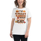 I’m Already Planning What I’m Going To Eat After This Foodie White Motivational Women’s T-Shirt Lifestyle