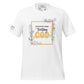 I'm Just Out Here Trusting God - Framed Men's Motivational White T-Shirt