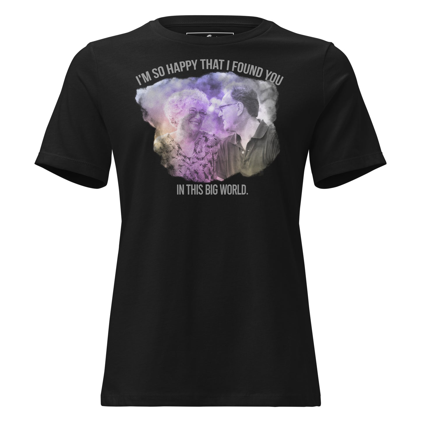 I’m So Happy Black Motivational Women’s T-Shirt