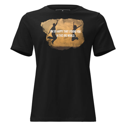 I’m So Happy That Black Motivational Women’s T-Shirt