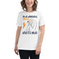 I’m an Emotional Mess and It’s Okay Line Art White Motivational Women’s T-Shirt Lifestyle