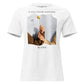If You Can Be Anything, Be Kind (Flower Gesture Design) White Motivational Women’s T-Shirt