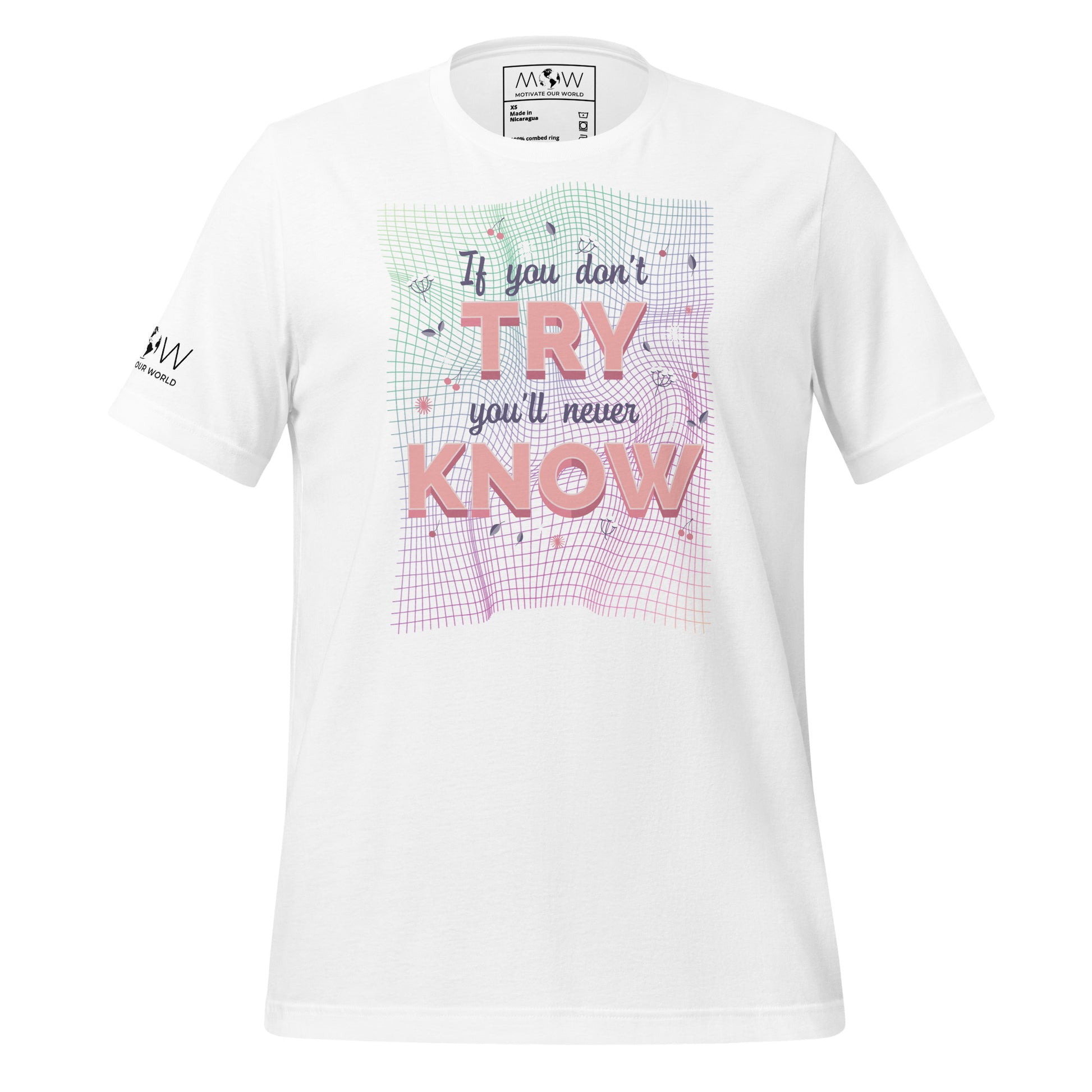 If You Don't Try Men's Motivational White T-Shirt