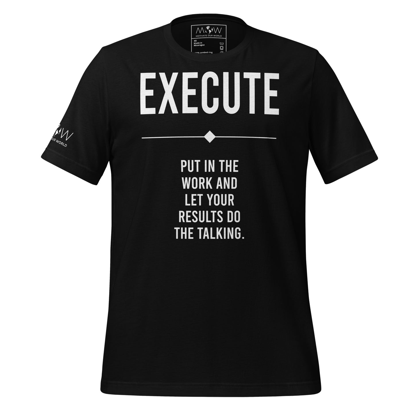 If You Don’t Try Minimalist Men's Motivational Black T-Shirt
