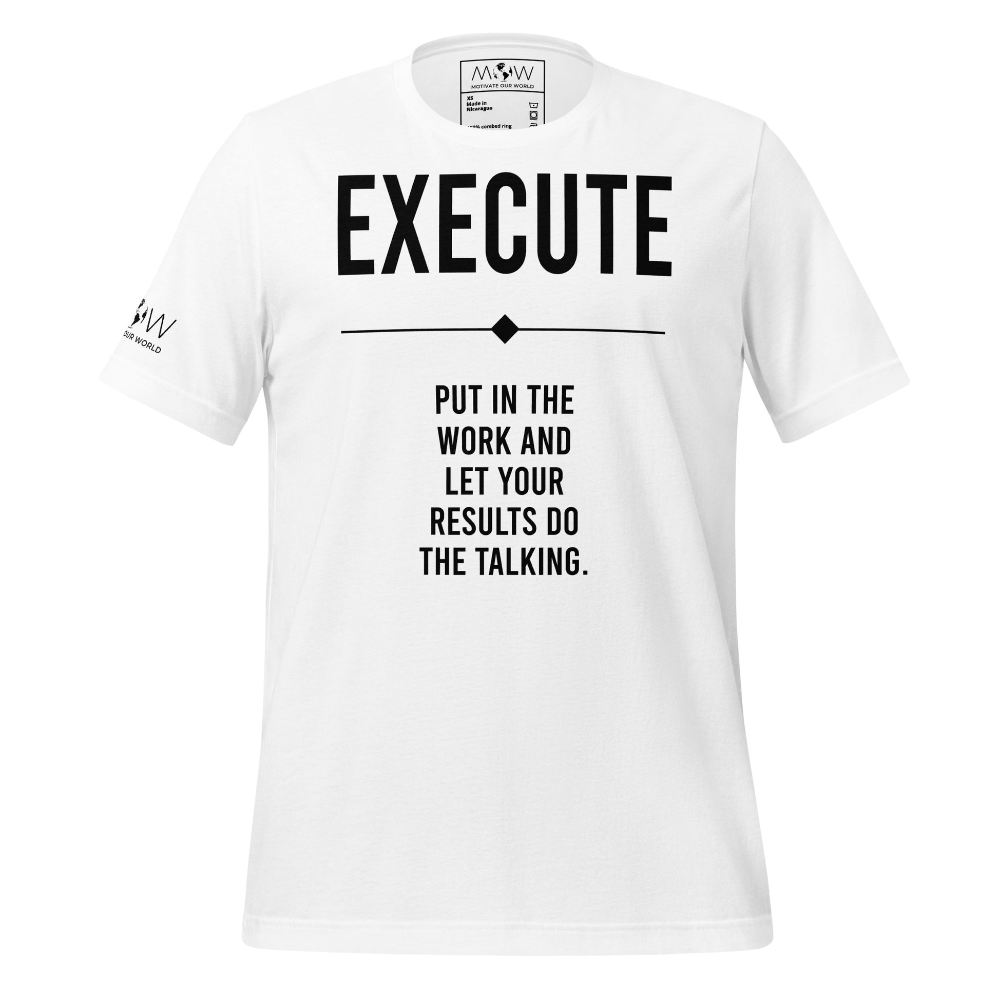 If You Don’t Try Minimalist Men's Motivational White T-Shirt