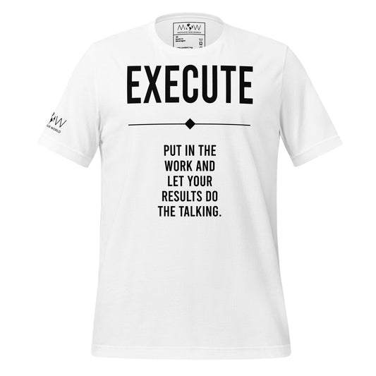 If You Don’t Try Minimalist Men's Motivational White T-Shirt